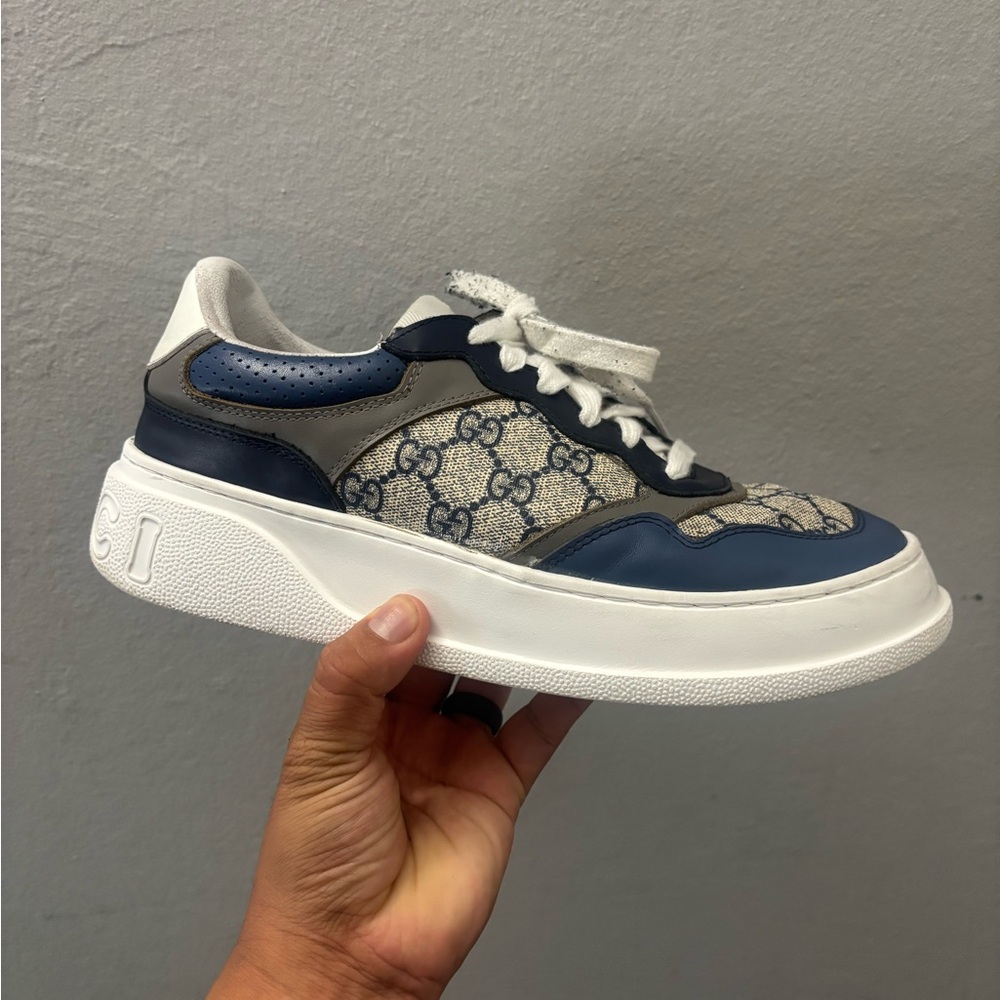 Gucci GG Supreme Sneaker Beige Blue size 9 (42)